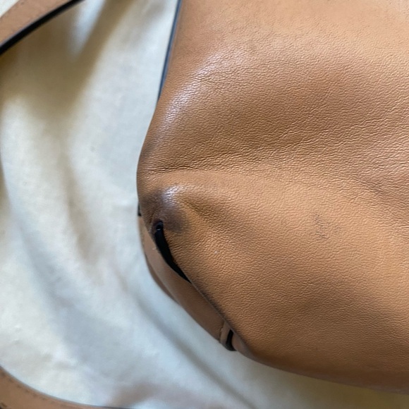 Tory Burch Classic Block-T Structured Leather Flap Closure  Satchel Crossbody - Picture 12 of 16